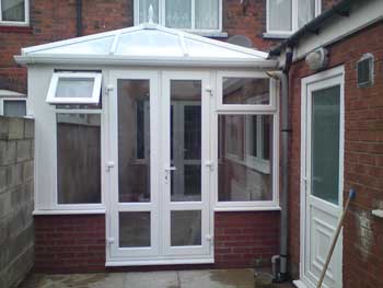 photo of conservatory fitted by Dudley Doors